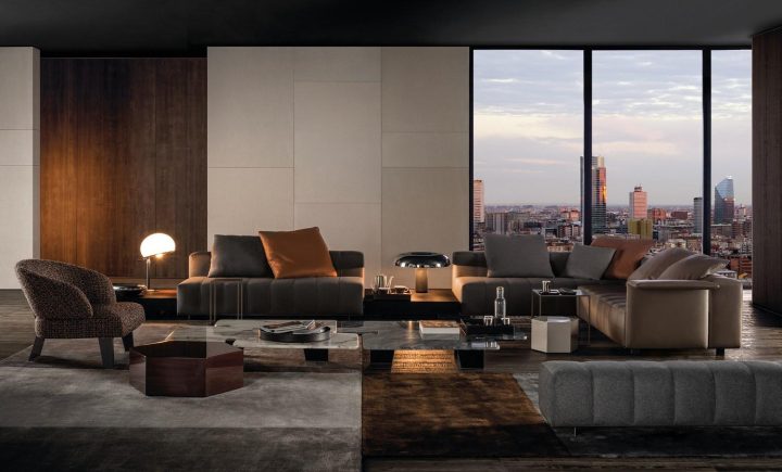 Freeman Lounge Sofa, Minotti