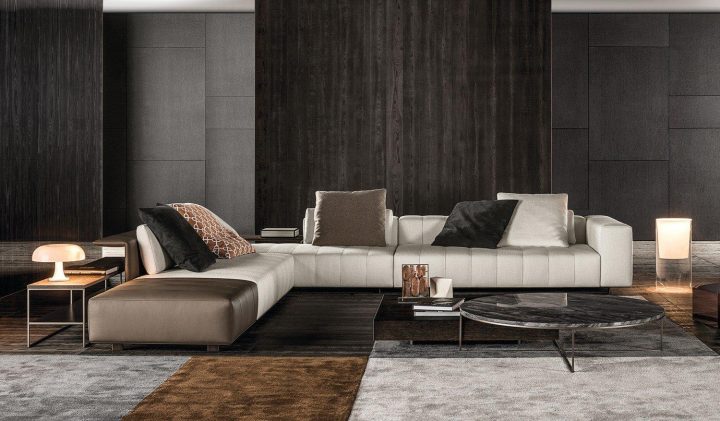 Freeman Seating System Sofa, Minotti