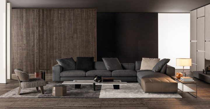 Freeman Seating System Sofa, Minotti