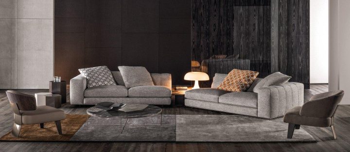 Freeman Seating System Sofa, Minotti