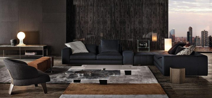 Freeman Seating System Sofa, Minotti