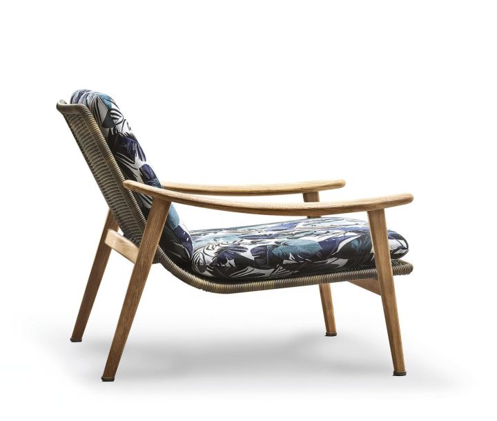 Fynn Outdoor Garden Armchair, Minotti