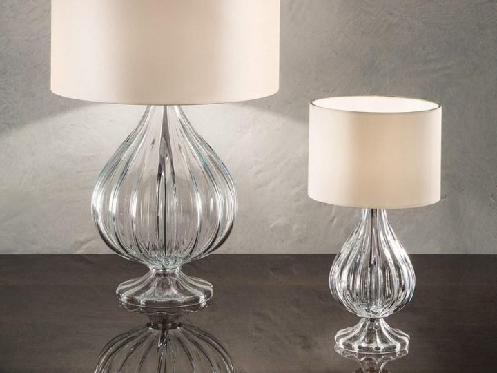 Glass Ve 1023 Tl1 G / Tl1p Table Lamp, Masiero