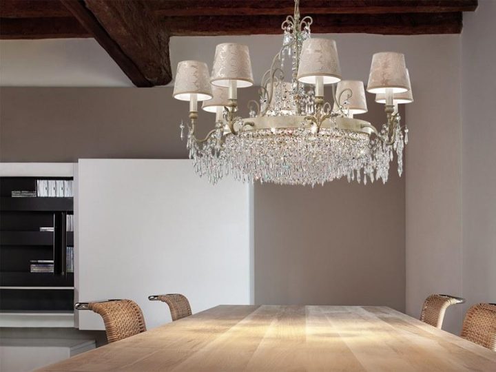 Glassé 8+4 Pendant Lamp, Masiero