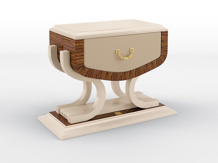 Hermes Bedside Table, Bruno Zampa