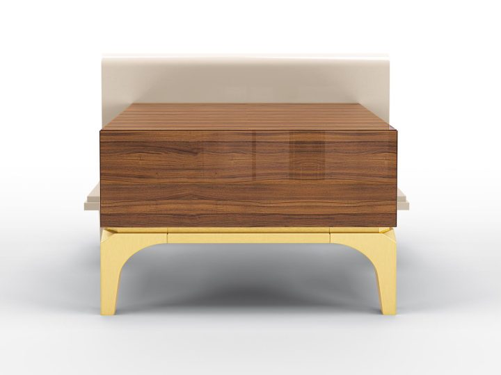 Horizon Bedside Table, Bruno Zampa