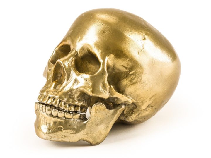 Human Skull Decorative Object, Seletti