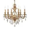 Irina 793/6 Sh/g Pendant Lamp, Possoni Illuminazione