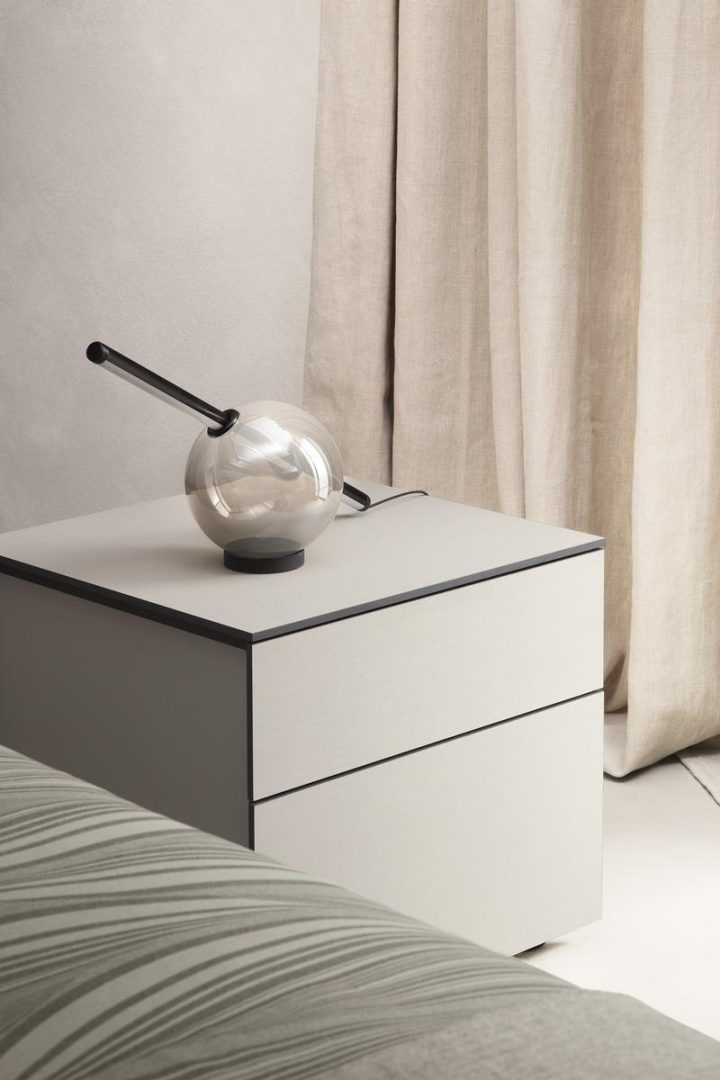 Juta Bedside Table, Flou