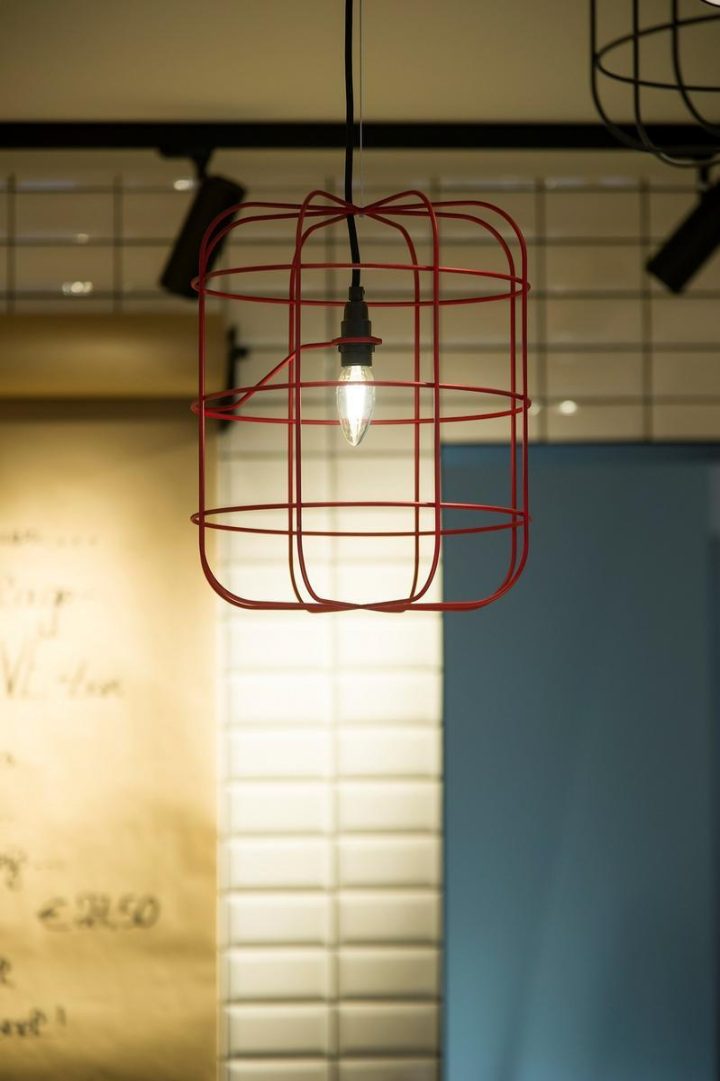 La Cage Pendant Lamp, Dark