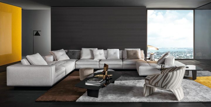 Lawrence Clan Sofa, Minotti