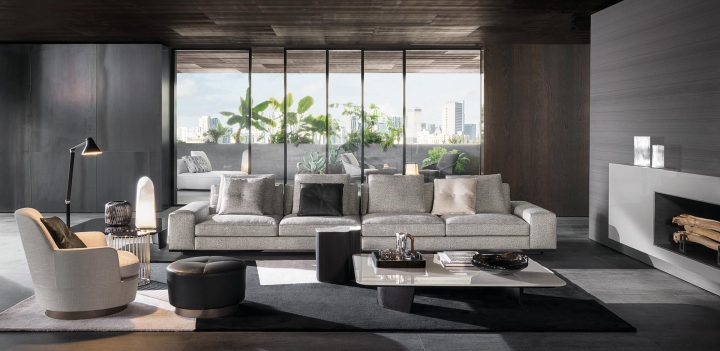 Lawrence Clan Sofa, Minotti