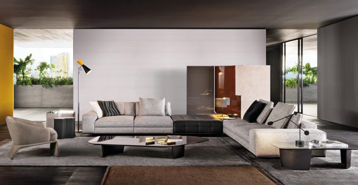 Lawrence Clan Sofa, Minotti