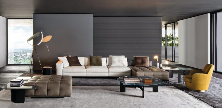 Lawrence Clan Sofa, Minotti