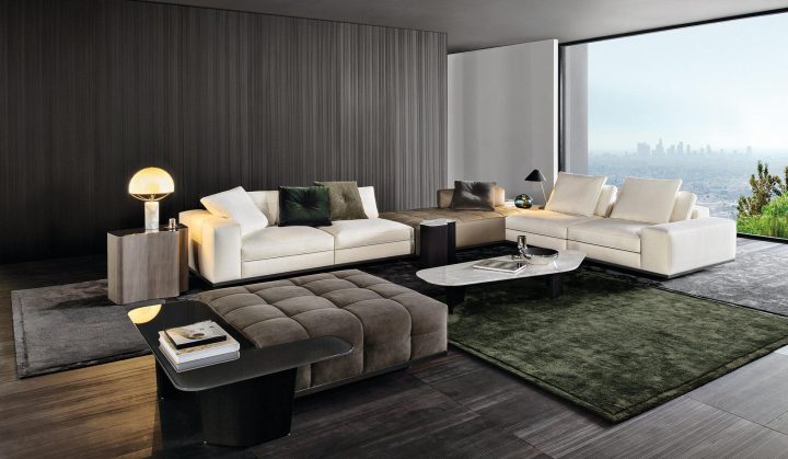 Lawrence Clan Sofa, Minotti