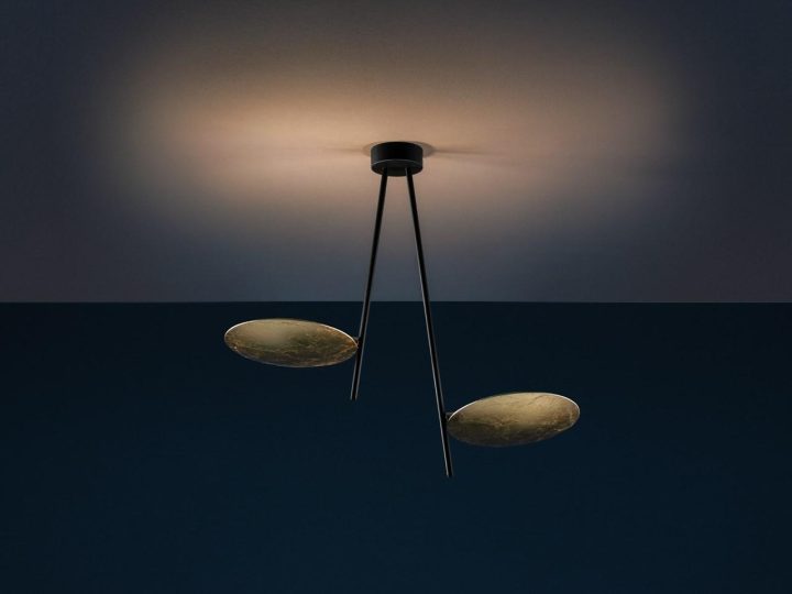 Lederam C2 Ceiling Lamp, Catellani & Smith