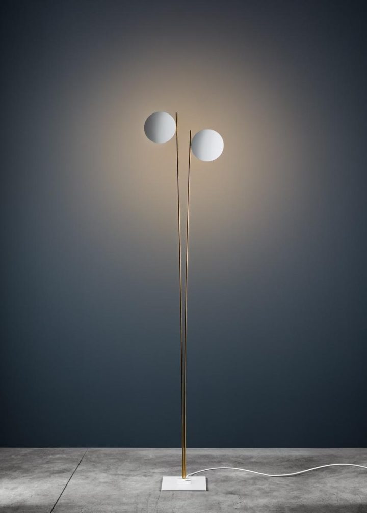 Lederam F2 Floor Lamp, Catellani & Smith