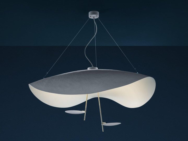 Lederam Manta S2 Pendant Lamp, Catellani & Smith