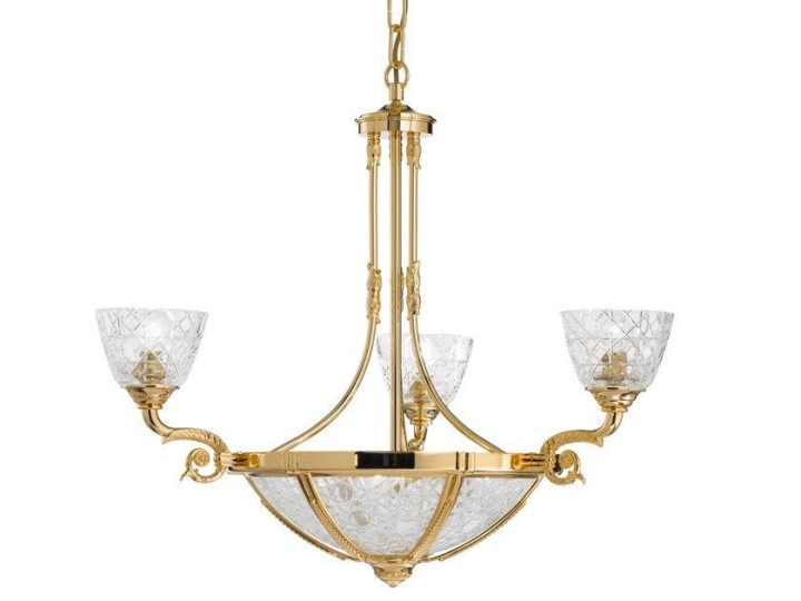 Leonardo 1893/3+3 C Pendant Lamp, Possoni Illuminazione