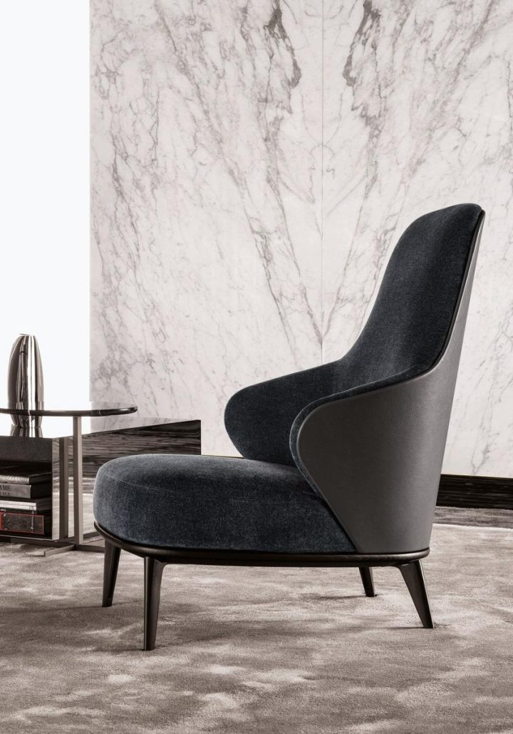 Leslie Armchairs Armchair, Minotti