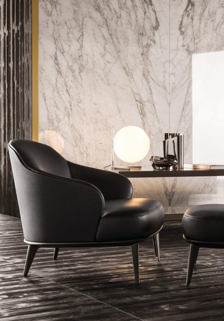 Leslie Armchairs Armchair, Minotti