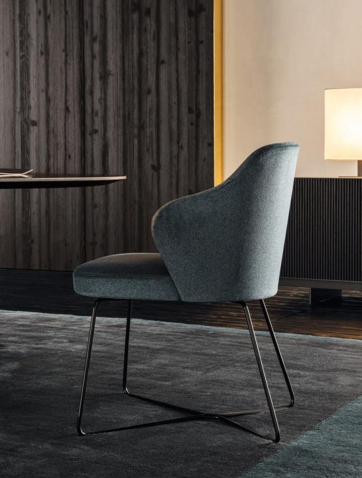 Leslie Little Armchairs Chair, Minotti