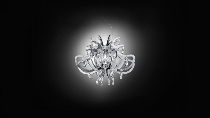 Lillibet Silver Pendant Lamp, Slamp