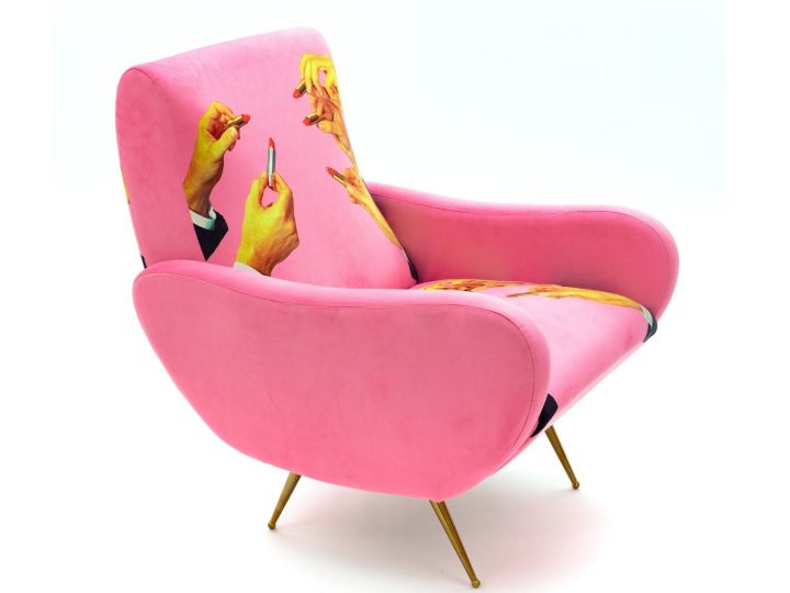 Lipstick Pink Armchair, Seletti