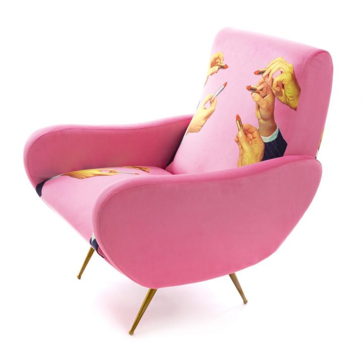 Lipstick Pink Armchair, Seletti