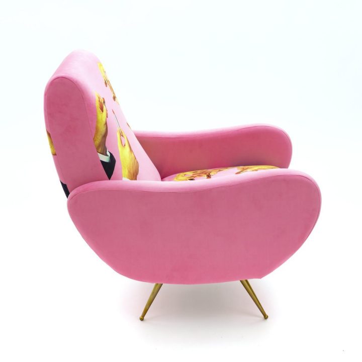 Lipstick Pink Armchair, Seletti