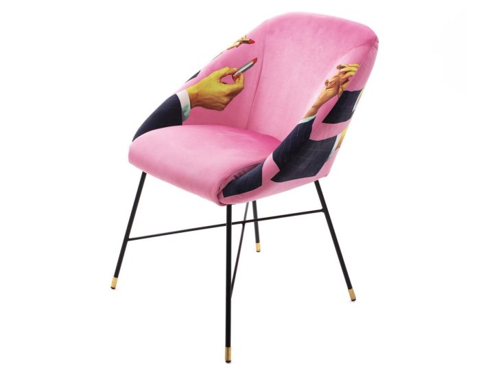 Lipsticks Pink Chair, Seletti