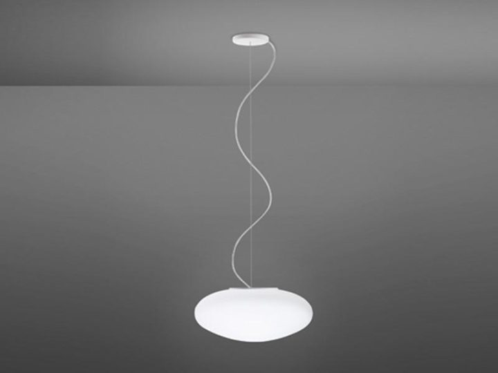 Lumi White Pendant Lamp, Fabbian