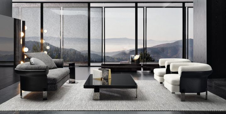 Mattia Coffee Table, Minotti