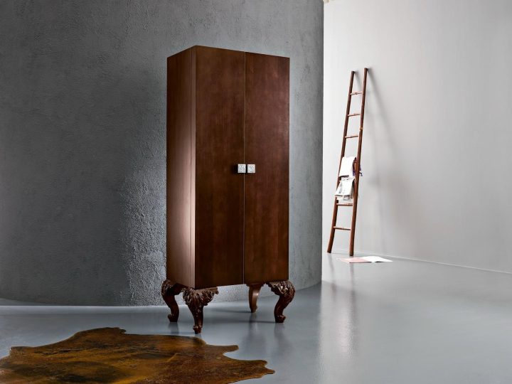 Minimal Baroque Bar Cabinet, Modenese Gastone