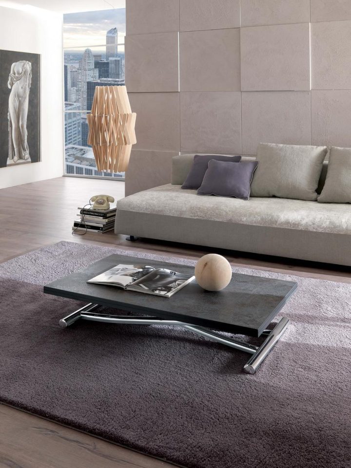 Mondial Cr Coffee Table, Ozzio Italia