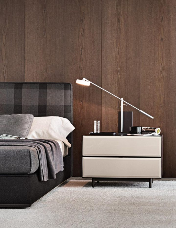 Morrison Bedside Table, Minotti