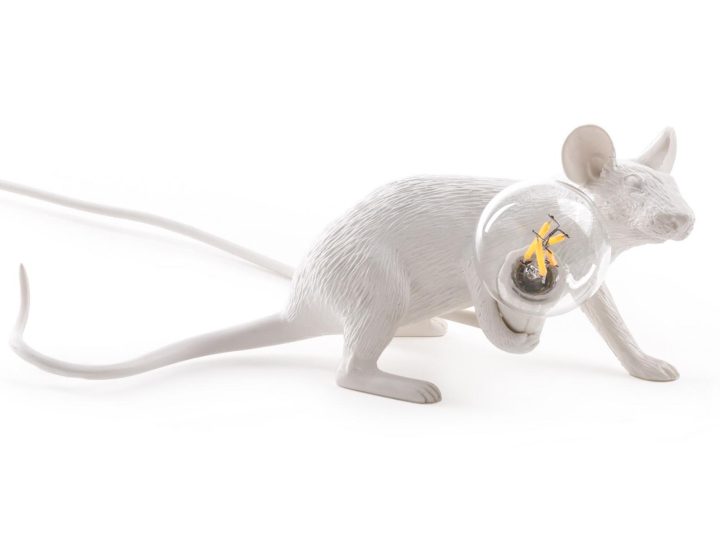 Mouse Lamp Lie Down Lop Table Lamp, Seletti