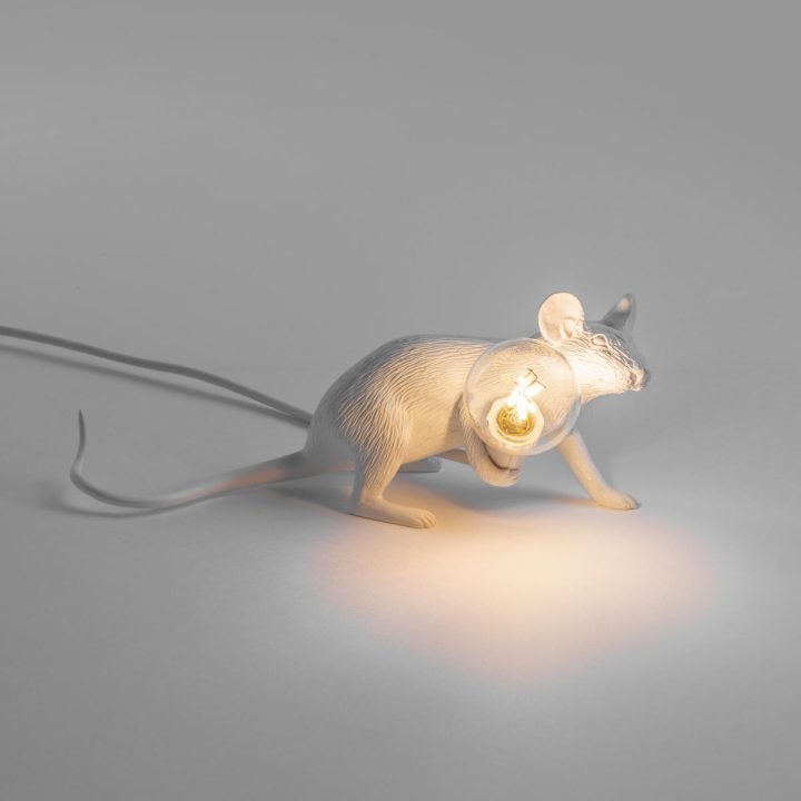 Mouse Lamp Lie Down Lop Table Lamp, Seletti