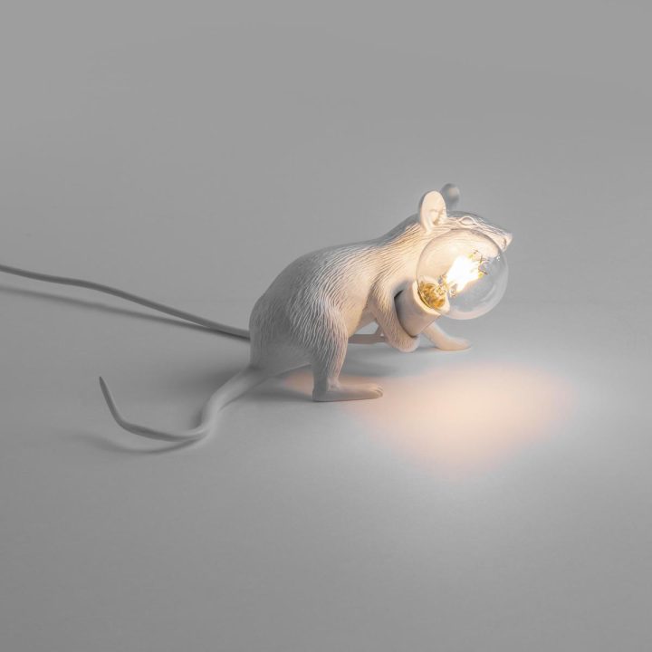 Mouse Lamp Lie Down Lop Table Lamp, Seletti