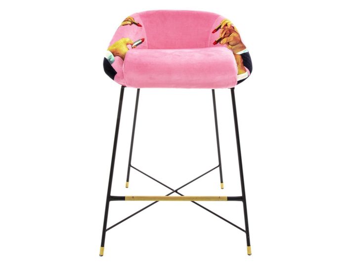 Pink Lipsticks Bar Chair, Seletti