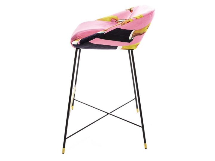 Pink Lipsticks Bar Chair, Seletti