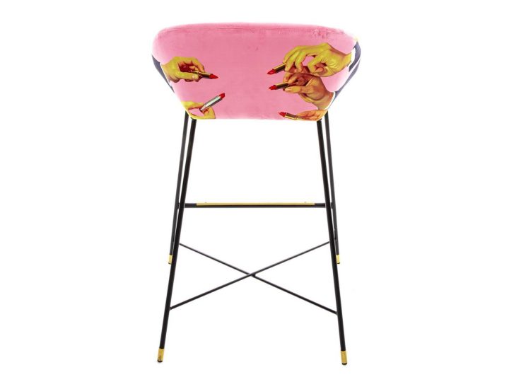 Pink Lipsticks Bar Chair, Seletti