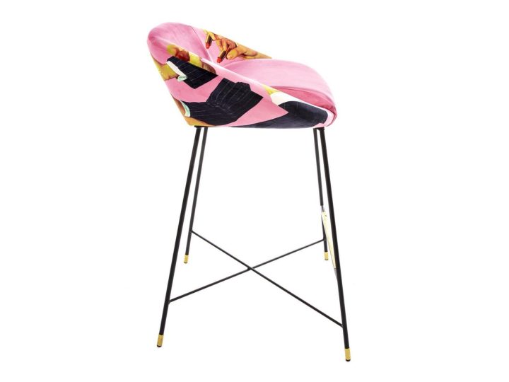 Pink Lipsticks Bar Chair, Seletti