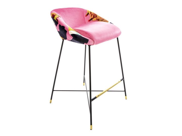 Pink Lipsticks Bar Chair, Seletti