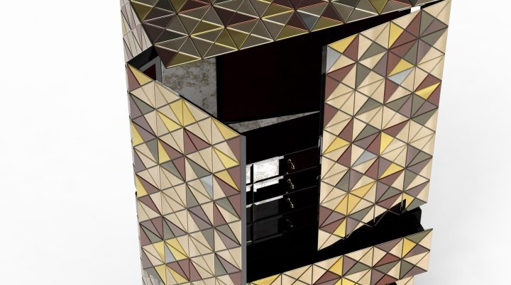 Pixel Anodized Highboard, Boca Do Lobo