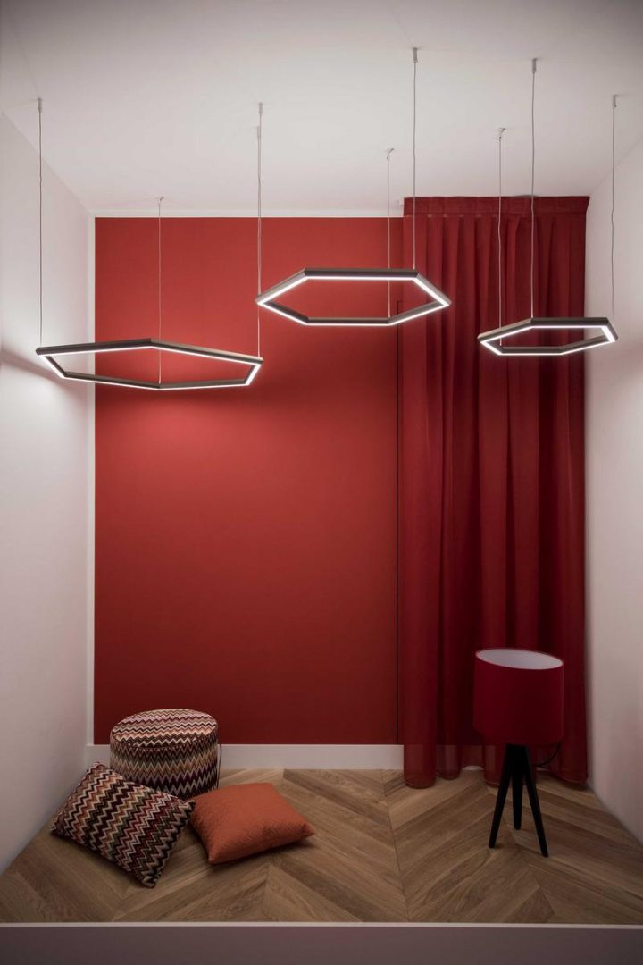 Poly Esagono Pendant Lamp, Olev