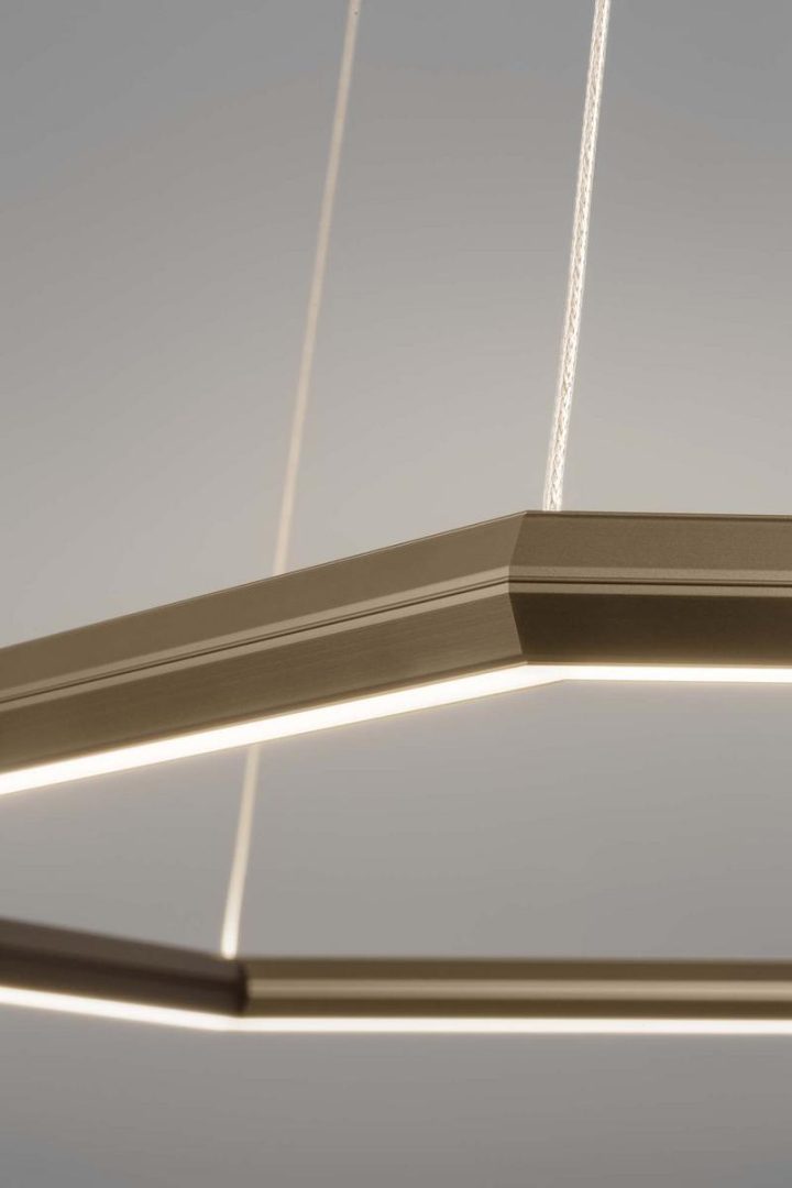 Poly Esagono Pendant Lamp, Olev