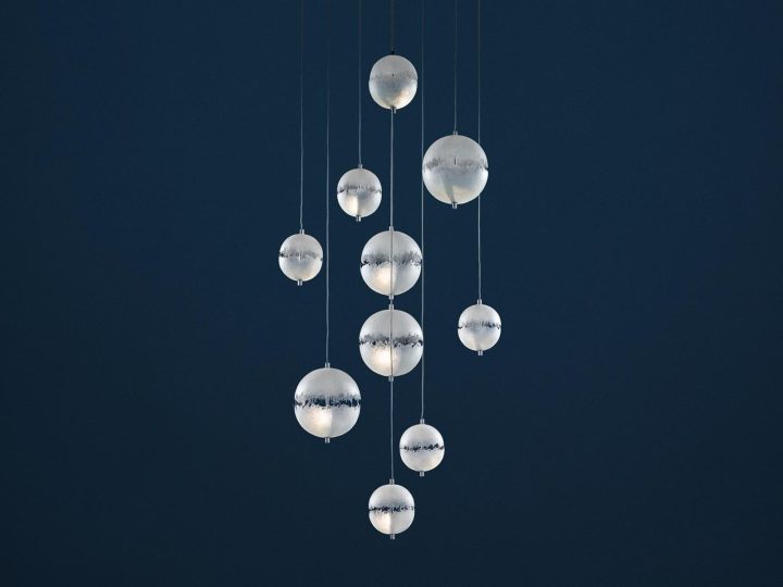 Postkrisi Chandelier Pendant Lamp, Catellani & Smith