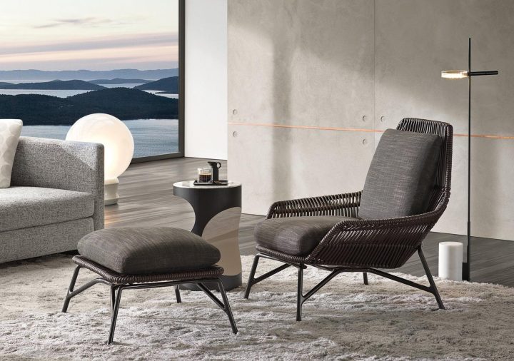 Prince 'cord' Indoor Armchair, Minotti