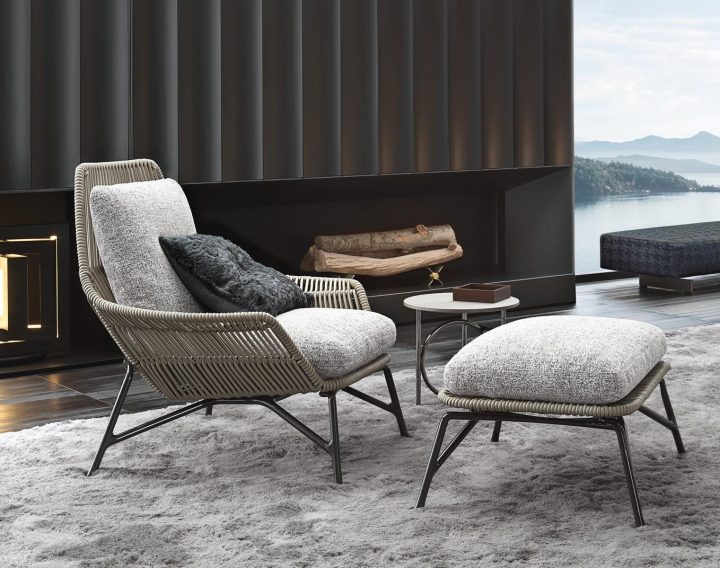 Prince 'cord' Indoor Armchair, Minotti